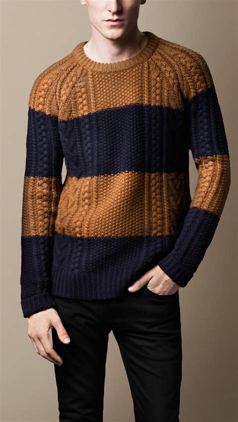 burberry knitted sweater|burberry sweater for men.